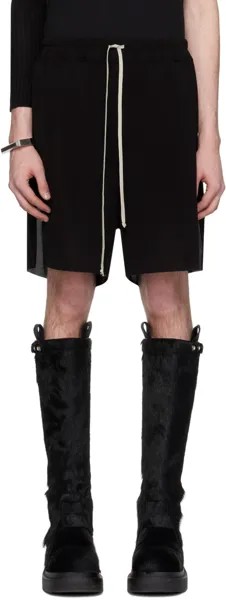 Черные шорты на кулиске Rick Owens, цвет Black
