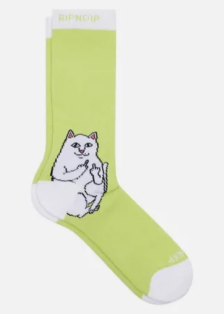 Носки RIPNDIP Lord Nermal, цвет зелёный, размер 40-46 EU