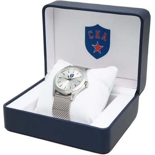 Наручные часы SKA Часы наручные Swiss Military Chrono арт. PL46040.02, серебряный