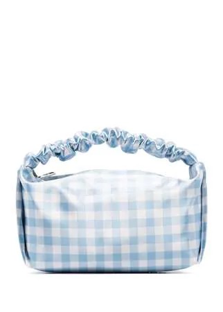 Alexander Wang мини-сумка Scrunchie в клетку гингем