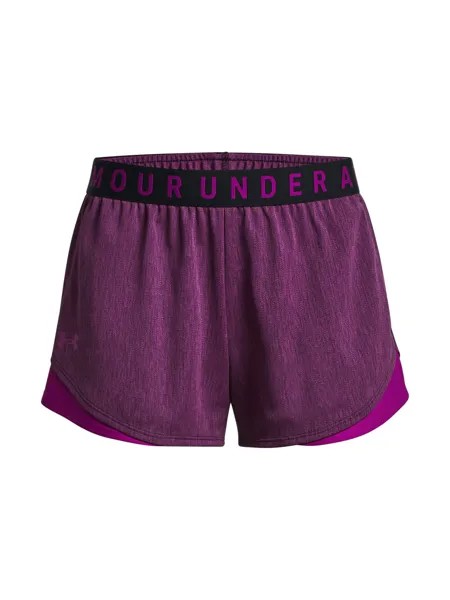 Обычные тренировочные брюки UNDER ARMOUR Play Up 3.0 Twist, слива