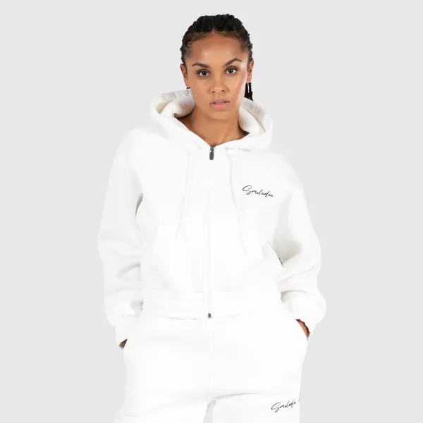 Спортивная куртка SMILODOX Zip Hoodie Eleen, кремовый