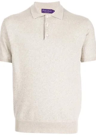 Ralph Lauren Purple Label рубашка поло из смесового льна