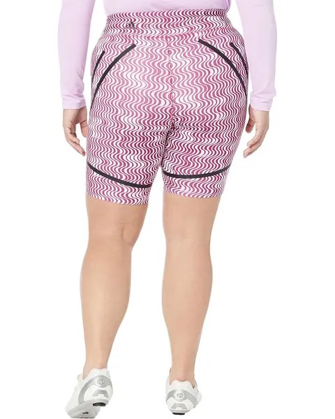 Шорты Adidas Plus Size Training Cycling Tights Printed HI6045, белый