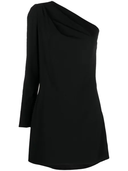 Dsquared2 платье мини с одним рукавом, черный