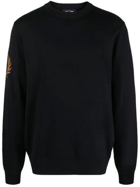 Fred Perry джемпер с вышитым логотипом, синий