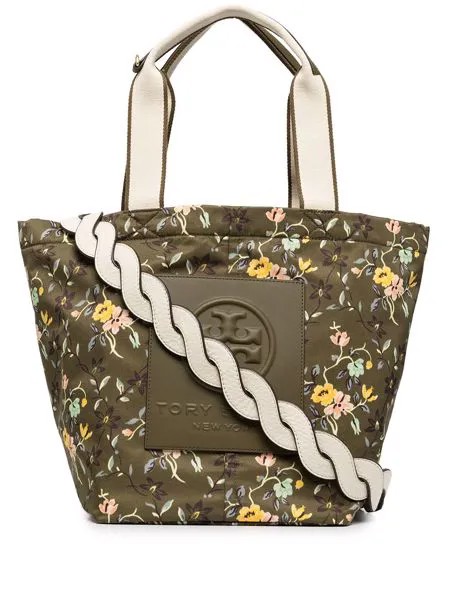 Tory Burch сумка-тоут с цветочным принтом