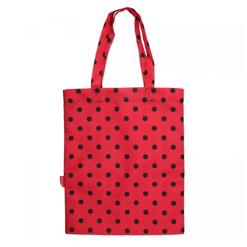 Сумка шоппер, полиэстер, 1 отделение, 32*40 см, красный Dots in Red Erich Krause 51872 - 1 шт.