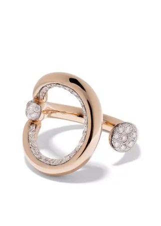Pomellato кольцо Fantina из розового золота с бриллиантами