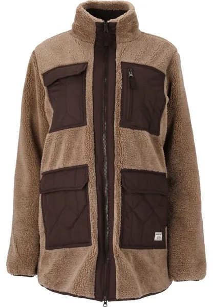 Спортивная флисовая куртка Weather Report Twist, коричневый