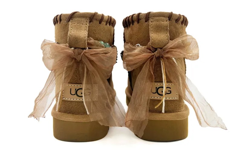 CLASSIC MINI Зимние ботинки женские каштановые Ugg