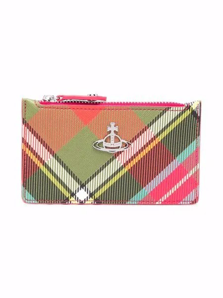 Vivienne Westwood Derby tartan slim cardholder