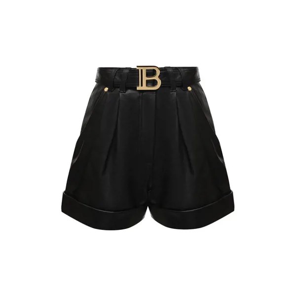 Кожаные шорты Balmain