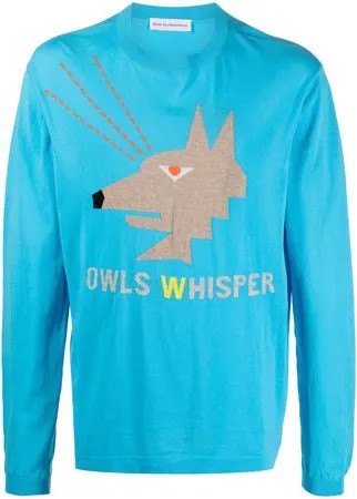 Walter Van Beirendonck Pre-Owned футболка Owl с длинными рукавами
