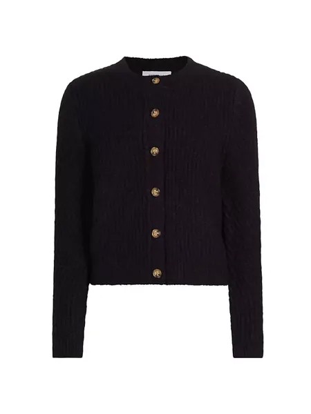 Кардиган Cosmo из смеси альпаки Derek Lam 10 Crosby, черный