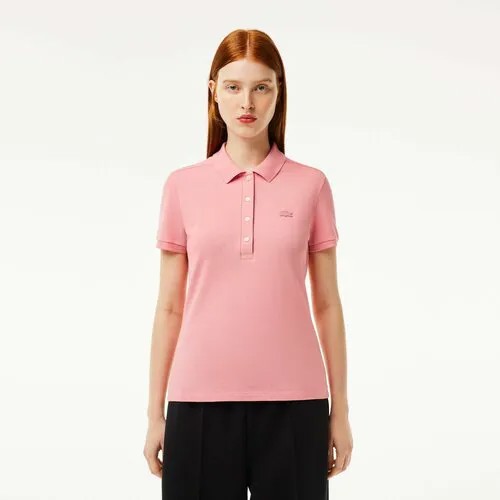 Поло LACOSTE, размер T34, розовый