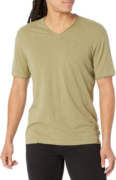 Футболка John Varvatos Miles Short Sleeve V-Neck T-Shirt K3595Z2, цвет Lichen Green