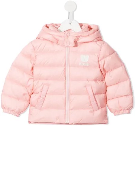 Moschino Kids пуховик Teddy Bear на молнии