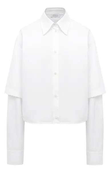 Хлопковая рубашка Off-White