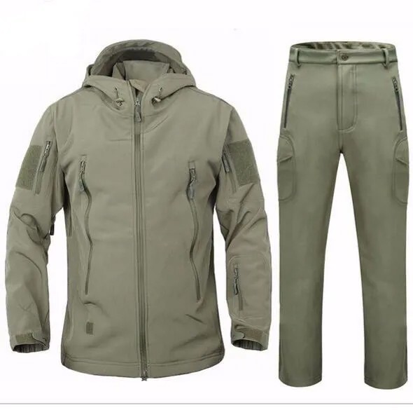 Зимняя мужская куртка, повседневная армейская камуфляжная куртка, мужской Тактический пиджак и пальто в стиле милитари, водонепроницаемая ...