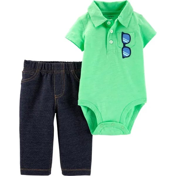 Carter's Комплект для мальчика (брюки, боди)