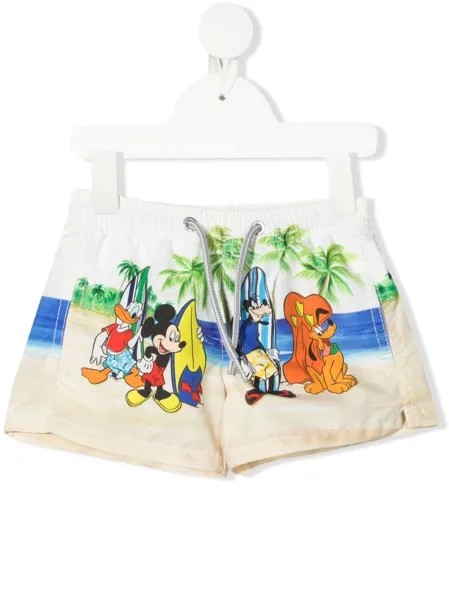 Mc2 Saint Barth Kids плавки-шорты с принтом Mickey