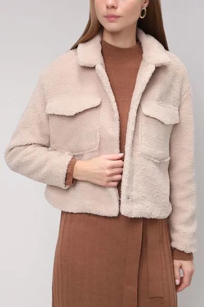 Дубленка женская ONLY 15232611 бежевая S