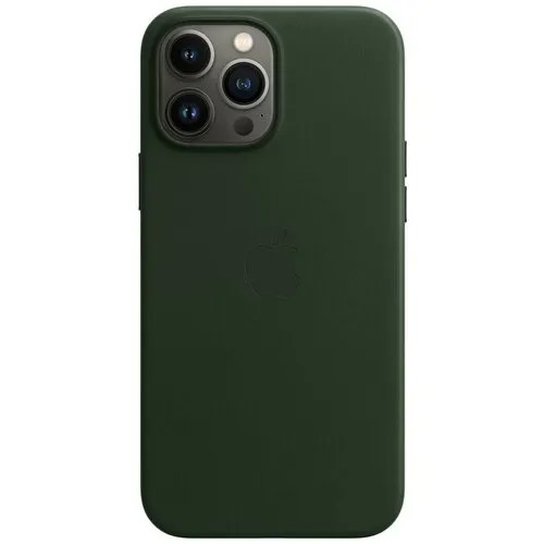 Чехол для Apple iPhone 13 Pro Max Leather Case with MagSafe Sequoia Green