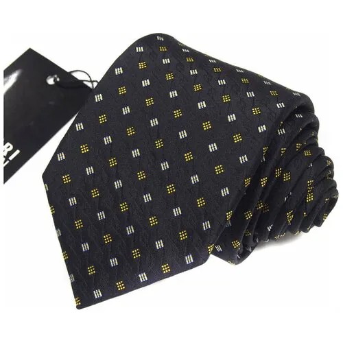 Черный галстук для мужчины с узором Coveri Collection 810868