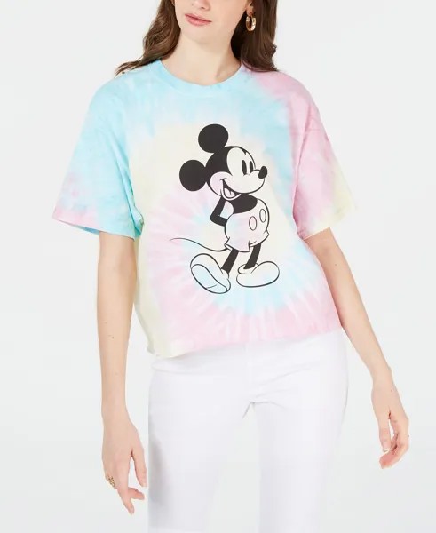 Хлопковая футболка с принтом «Микки Маус» для юниоров Disney