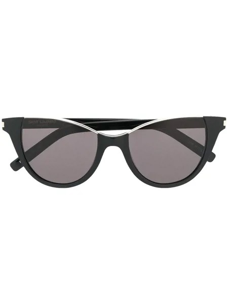 Saint Laurent Eyewear солнцезащитные очки в оправе 'кошачий глаз'
