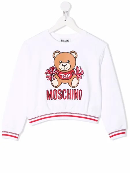 Moschino Kids свитер с принтом Teddy Bear