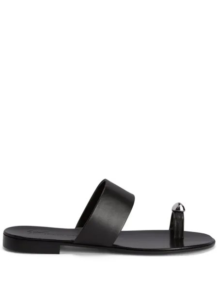 Giuseppe Zanotti шлепанцы Norbert, черный