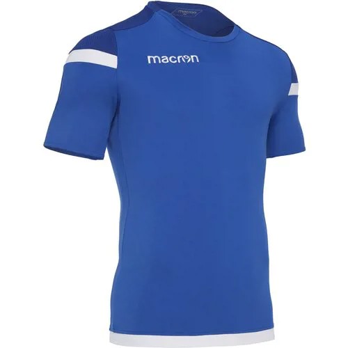 Футбольная футболка macron, размер XL, синий
