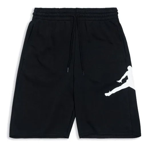 Шорты jumpman флисовые шорты спортивные дышащие шнуровка Air Jordan, черный