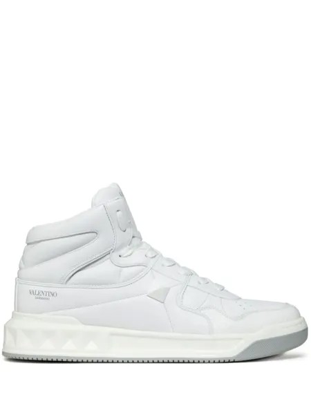 Valentino Garavani высокие кроссовки One Stud, белый