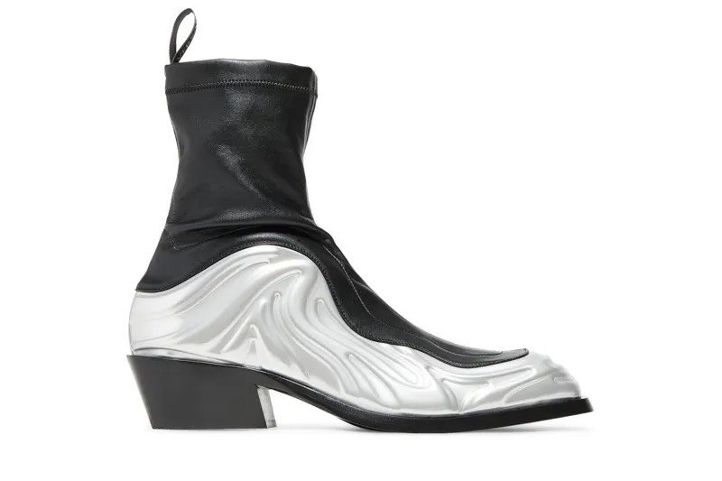 Кроссовки Versace Solare Boots, серебро