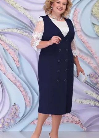 Костюм Ninele-7303/4 В цвете: Синий; Размеры: 56,58,60,62,52,54