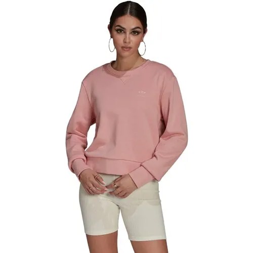 Свитшот adidas, размер 34, розовый