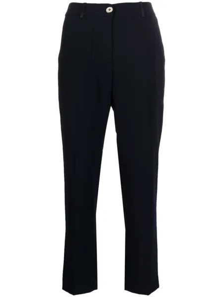 Claudie Pierlot укороченные брюки прямого кроя, синий
