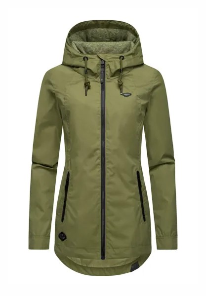Дождевик/водоотталкивающая куртка ZUKA Ragwear, цвет olive