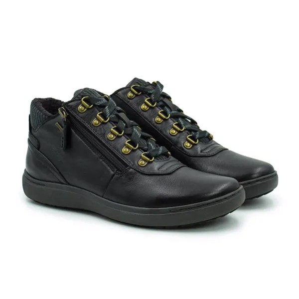 Женские высокие кеды Clarks (Nalle Mid 26163238), черные