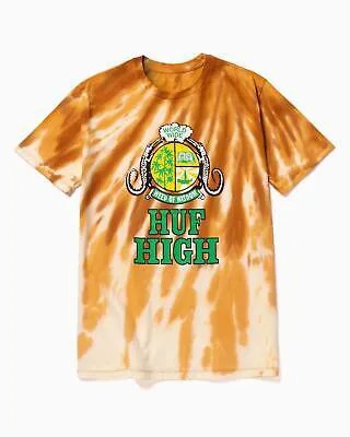 HUF High T-Shirt Мужская золотисто-зеленая спортивная одежда Activewear Casual Lifestyle Tee Top