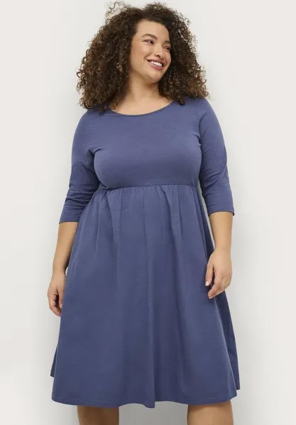 Платье из джерси Ellos Plus collection, цвет blau