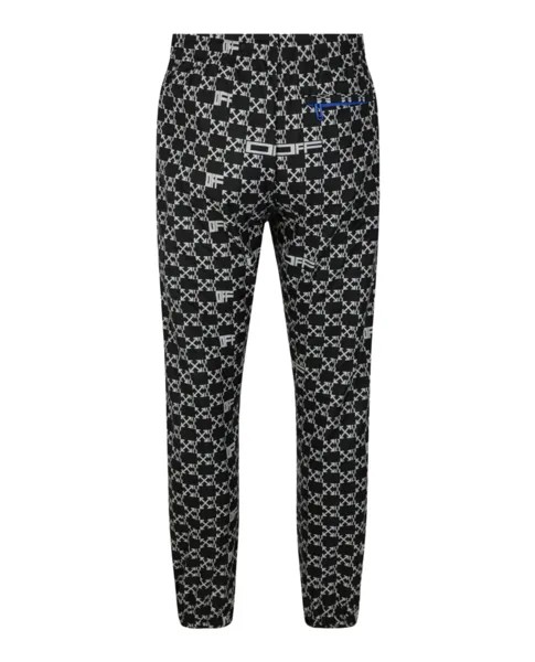 Спортивные брюки с монограммой Arrow Off-White, черный