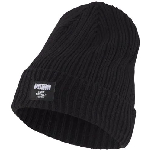 Шапка PUMA Ribbed Classic Beanie 2283101 мужская, цвет черный, размер O/S