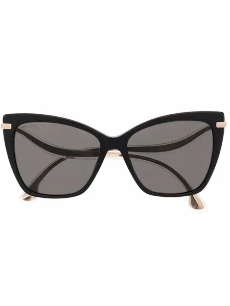 Jimmy Choo Eyewear солнцезащитные очки в оправе 'кошачий глаз'