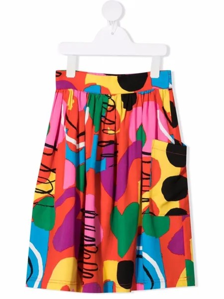 Stella McCartney Kids юбка с принтом