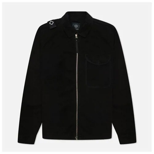 Мужская куртка MA.Strum Garment Dyed Zip Front Overshirt чёрный , Размер XL