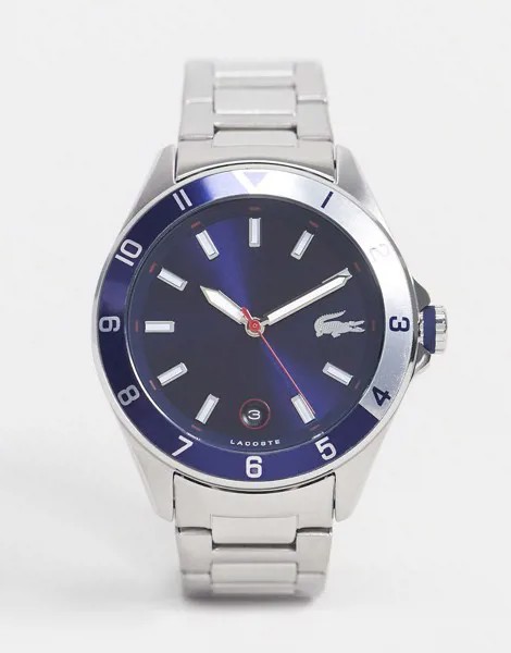 Серебристые мужские часы-браслет Lacoste-Серебристый